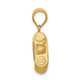 14K Brushed & Polished Enameled Camera Pendant D4610