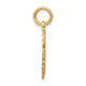 14k Heart Letter I Charm C568I