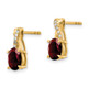 14KY Garnet and Diamond Earrings EM4235-GA-006-YA