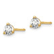 14k 1/3 carat total weight Round VS/SI DEF Lab Grown Diamond Screw Back 3 Prong Stud Post Earrings EM1007S-033-LD