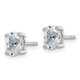 14k White Gold 1 carat total weight Oval VS/SI GH Lab Grown Diamond Stud Post Earrings EM8799-100-WLG