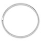 14k White Gold 3/16 Hammered Children's Hinged Bangle DB690W
