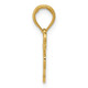 14K Guitar Pendant D4263