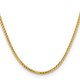 14K 22 inch 3mm Franco with Fancy Lobster Clasp Chain FRA100-22