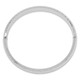 14k White Gold 7/16 Textured Hinged Bangle DB655W