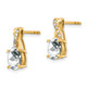 10k White Topaz and Diamond Earrings EM4235-WT-006-1YA