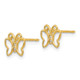 14k Madi K CZ Children's Butterfly Post Earrings GK810