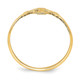 14k Cross w/Circle Ring K3937