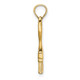 14K 3-D Paint Brush Charm K7189