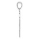 14k White Gold GRANDMA Birthstone Charm Holder Pendant K4723W