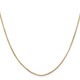 14K 24 inch .8mm Octagonal Snake with Lobster Clasp Chain OSA100-24