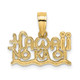 14k HAWAII NO KA OI Charm K2860