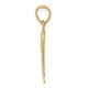 14k Italian Horn Pendant K5926