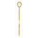 14k Large Guitar w/Strap Textured Pendant K5428