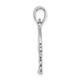 14K White Gold Polished Charleston Palm Tree Charm K8059W