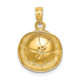 14K 3D Sailor Hat Charm K3114