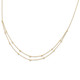 14K Lab Grown Diamond VS/SI FGH Multi Station Double Strand Nec PM3755-050-YLG