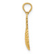 14K Textured Pineapple Charm K7138