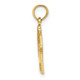 14K Polished Hawaiian Pineapple Style Shirt Charm K7150