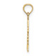 14K Polished Engraved #1 STEP MOM Charm K8854