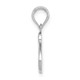 14KW White Gold Script Letter S Initial Pendant K6422WS