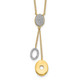 14k Diamond Circles 18 inch Dangle Necklace PM4704-010-YA