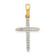 10K 1/6ct. Diamond Cross Pendant PM4977-016-1YA
