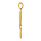 14k Nefertiti Profile Pendant K5398
