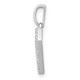 14k White Gold Diamond Gemstone-shape Pendant PM3697-011-WA