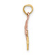 14k Two-Tone Teddy Bear w/ ABC Blocks Charm K9114