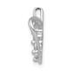 14k White Gold 1/10ct. Diamond 3-stone Heart Pendant PM4822-010-WA