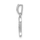 14k White Gold Diamond Leo Zodiac Pendant PM4106-012-WA