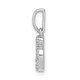14k White Gold 1/10ct. Diamond Om Symbol Pendant PM4093-010-WA