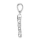 De-Ani Sterling Silver Rhodium-Plated Polished Octopus Pendant QC10056