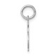 Sterling Silver Rhodium-plated Dollar Sign Polished QC3886