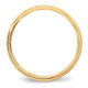 14k Yellow Gold 5mm Lightweight Milgrain Half Round Wedding Band Size 9.5 ML050-9.5