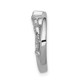 14k White Gold Diamond Stars Chain Slide PM5182-007-WA