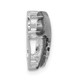14k White Gold w/ Black Rhodium Diamond Bears Chain Slide PM4117-009-WA