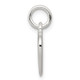 Sterling Silver Love Heart Charm QC6000