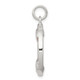 Sterling Silver Rhodium-plated Penny Charm QC4732