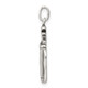 Sterling Silver Antiqued Golf Clubs w/Bag Charm QC7129