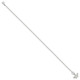 Sterling Silver 10inch Solid Polished Butterfly Anklet QG441-10