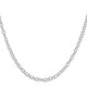 Sterling Silver 3.5mm Fancy Cable Chain QFC82-16