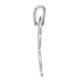 Sterling Silver Rhodium-plated Butterfly Pendant QC9541