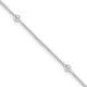 Sterling Silver 9in Plus1.5 in ext Polished Anklet QG2755-9