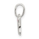 Sterling Silver Letter M with Enamel Pendant QC7935M
