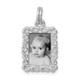 Sterling Silver Rhodium-plated Photo Charm QC4621