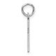 Sterling Silver/Rhodium-plated Elongated Number 26 Charm QES26