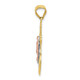 10k Two-tone w/Rhodium Mariner Blessed Mother Pendant 10C1048
