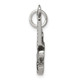 Sterling Silver Antiqued Electric Guitar Charm QC7775